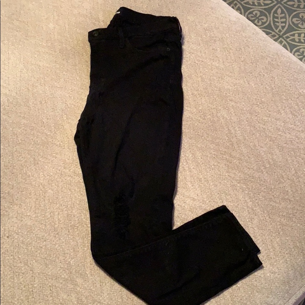 Hudson Destroyed Skinny Leg Jeans